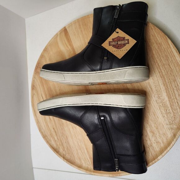 Harley-Davidson Bateman Engineer Boots – Women’s Size 9.5 | Black | Moto Style - Picture 2 of 9